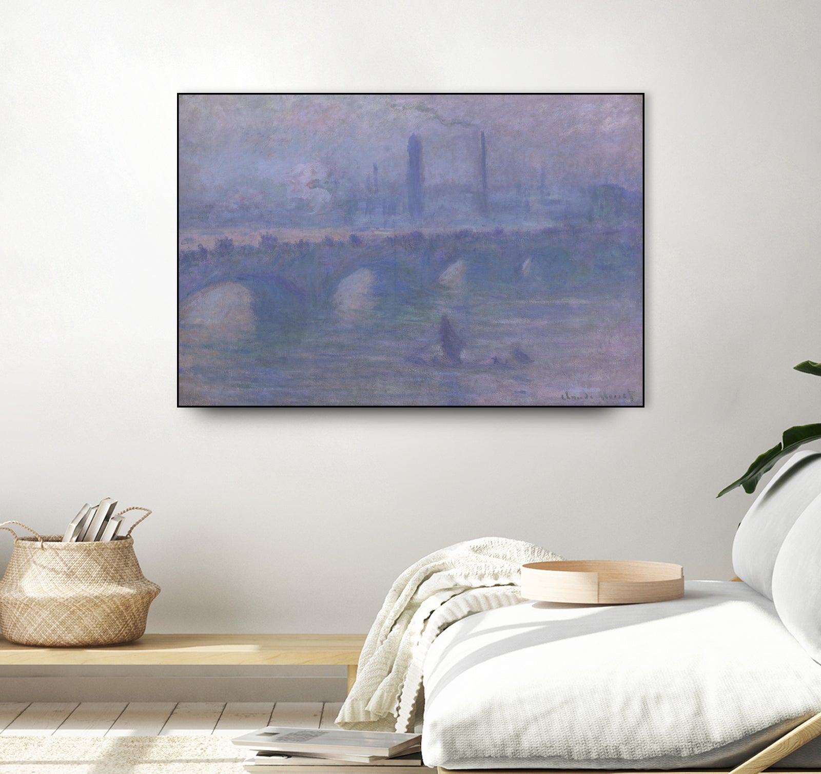 Waterloo Bridge, Morning Fog 1901 by Claude Monet on GIANT ART