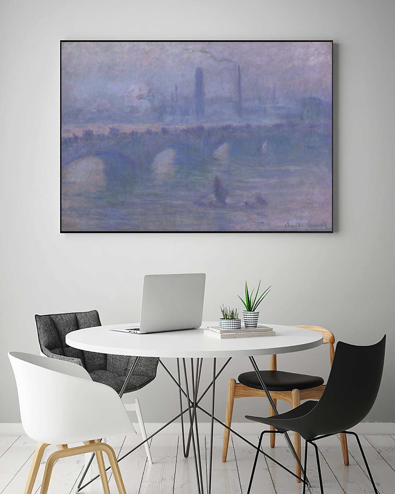 Waterloo Bridge, Morning Fog 1901 by Claude Monet on GIANT ART