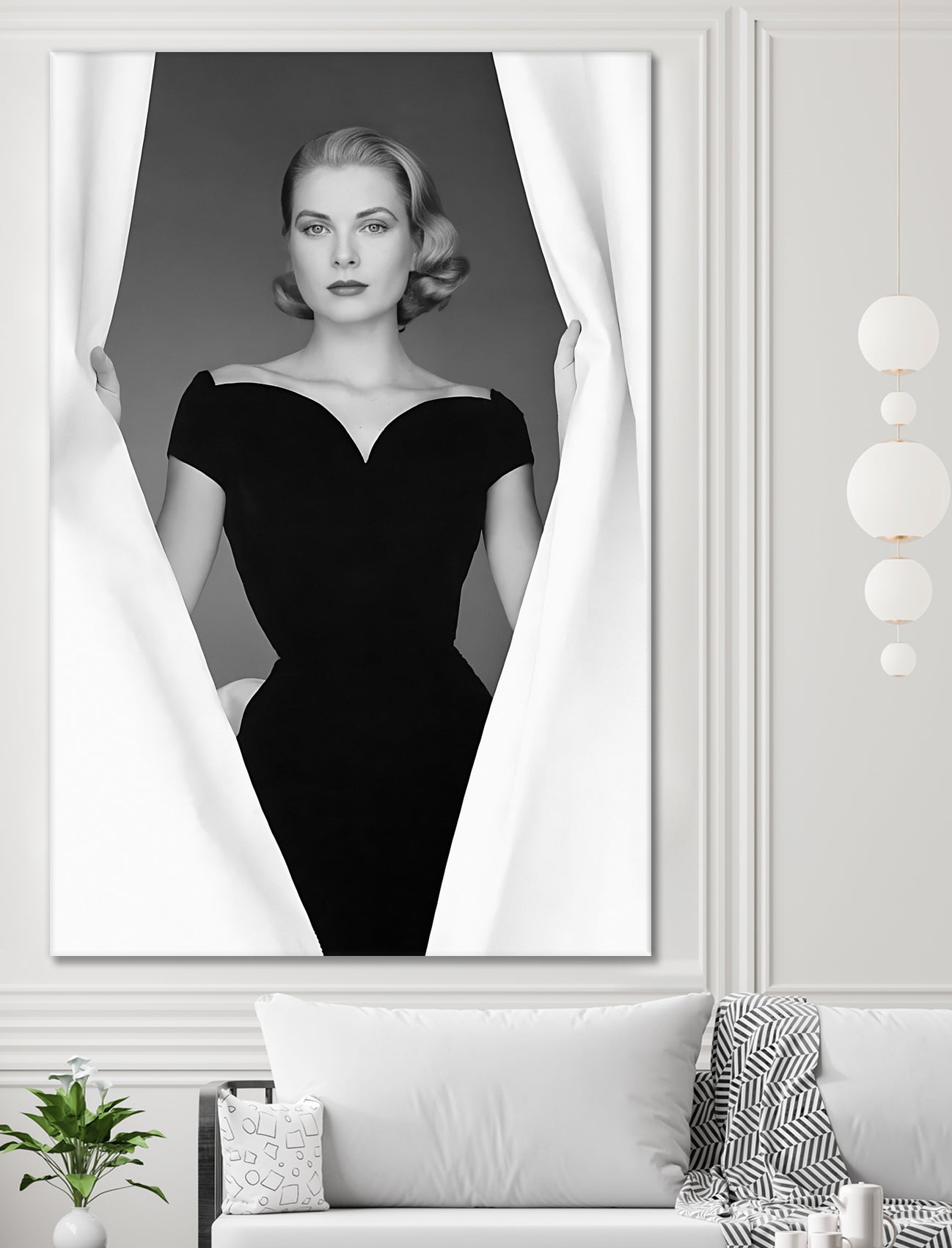 Grace Kelly by M Studio on GIANT ART - black and white photographie actress