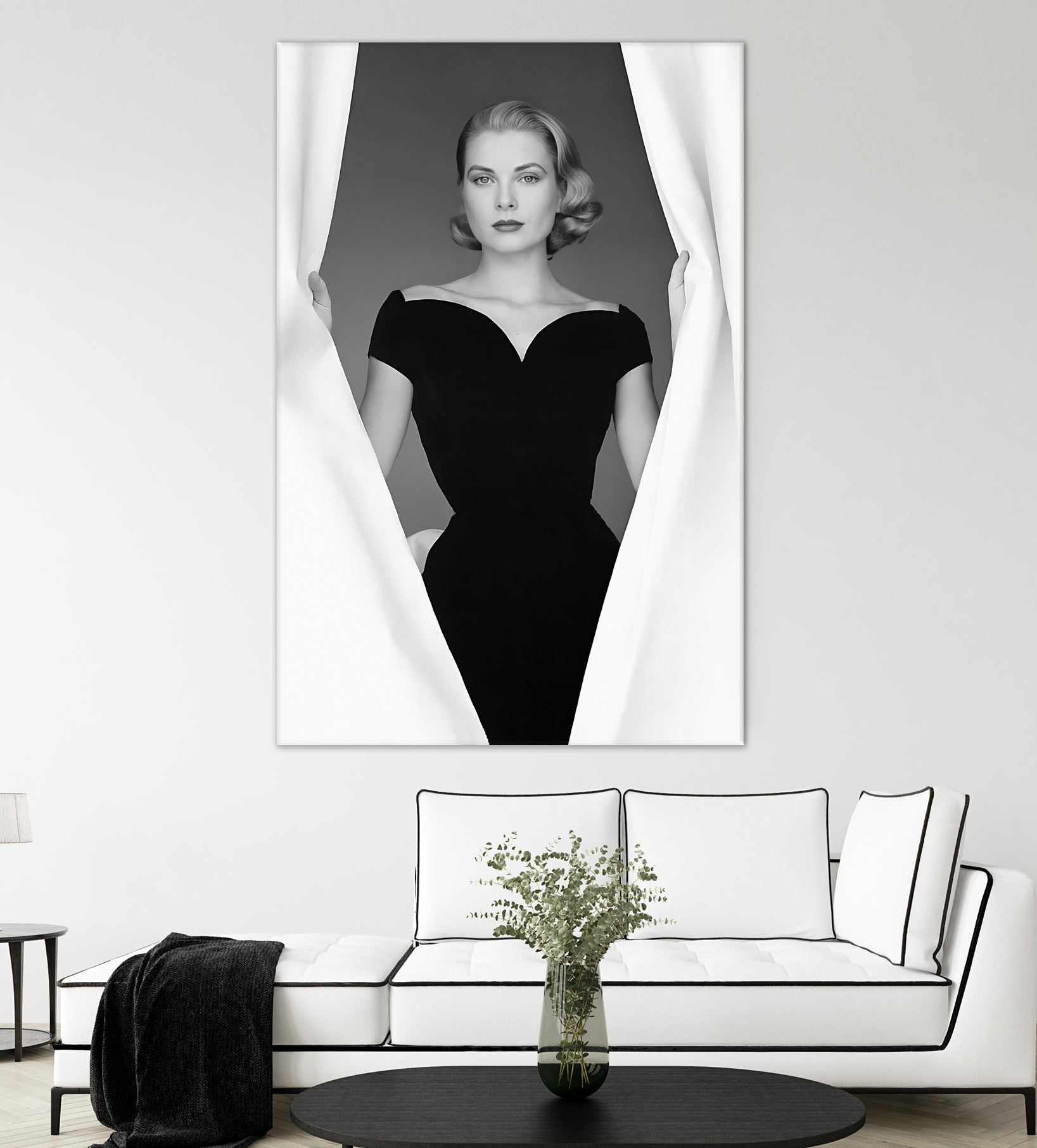 Grace Kelly by M Studio on GIANT ART - black and white photographie actress
