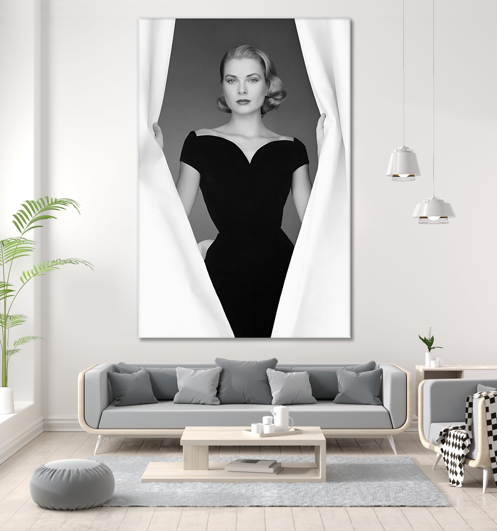 Grace Kelly by M Studio on GIANT ART - black and white photographie actress