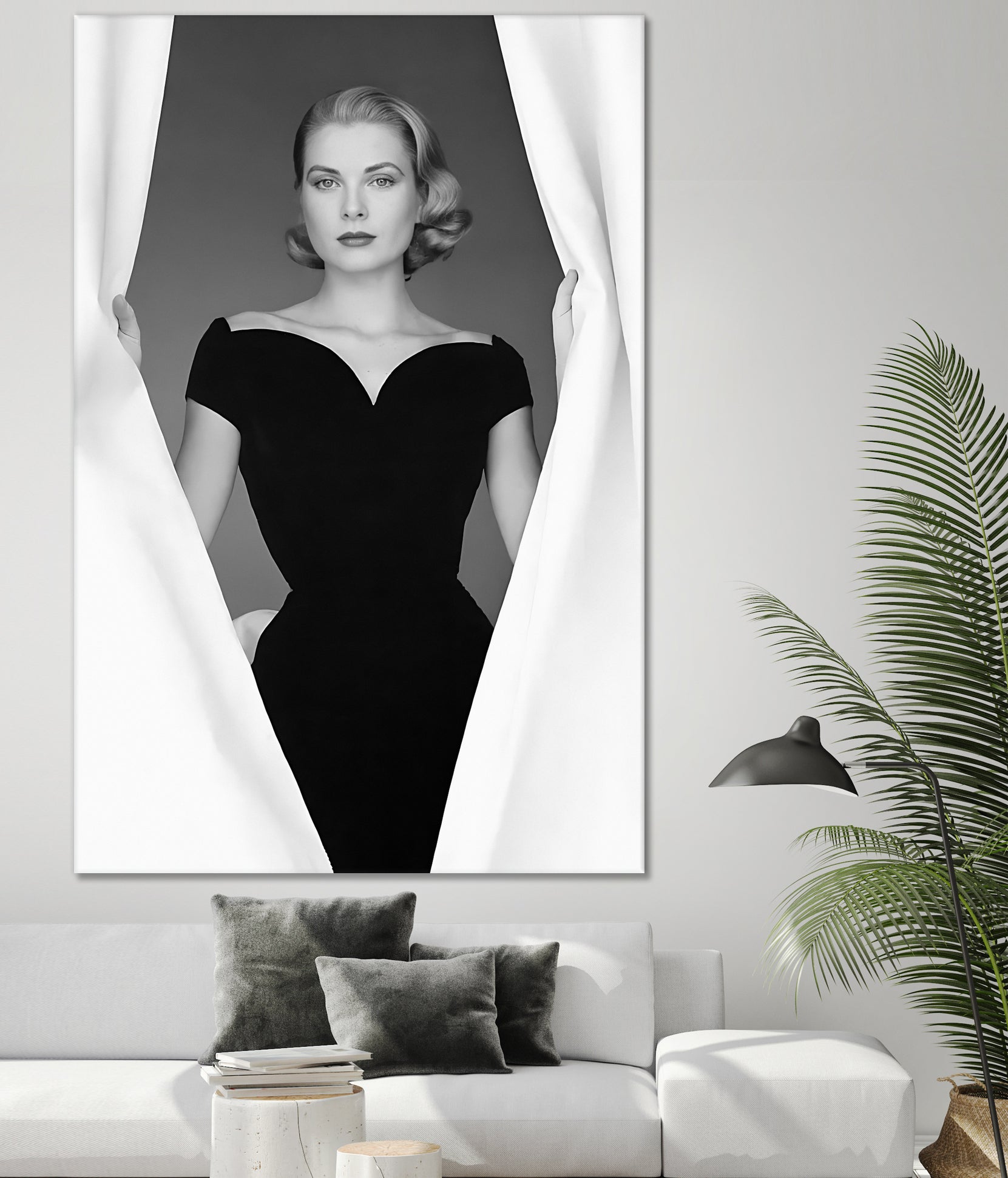 Grace Kelly by M Studio on GIANT ART - black and white photographie actress