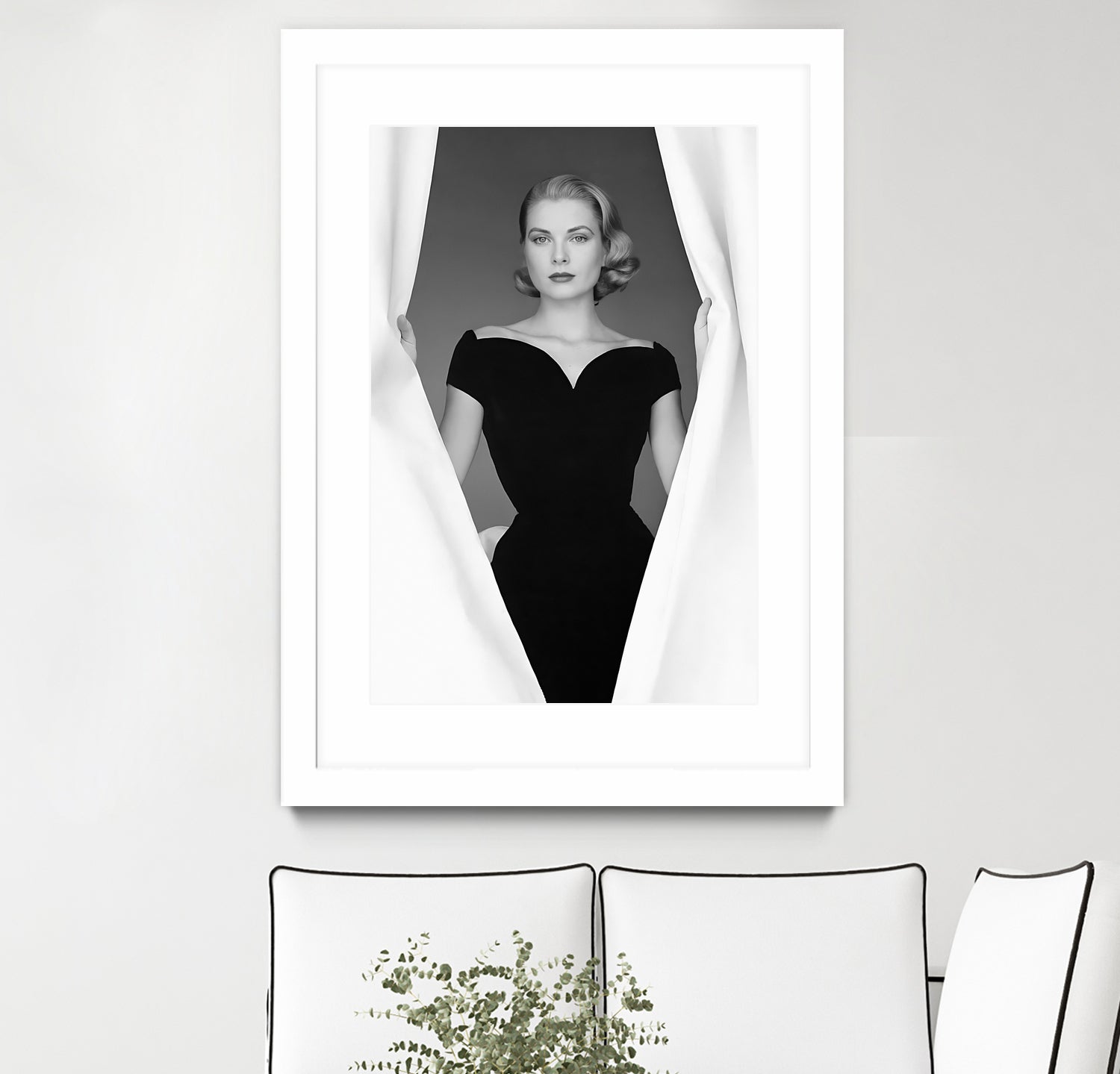 Grace Kelly by M Studio on GIANT ART - black and white photographie actress