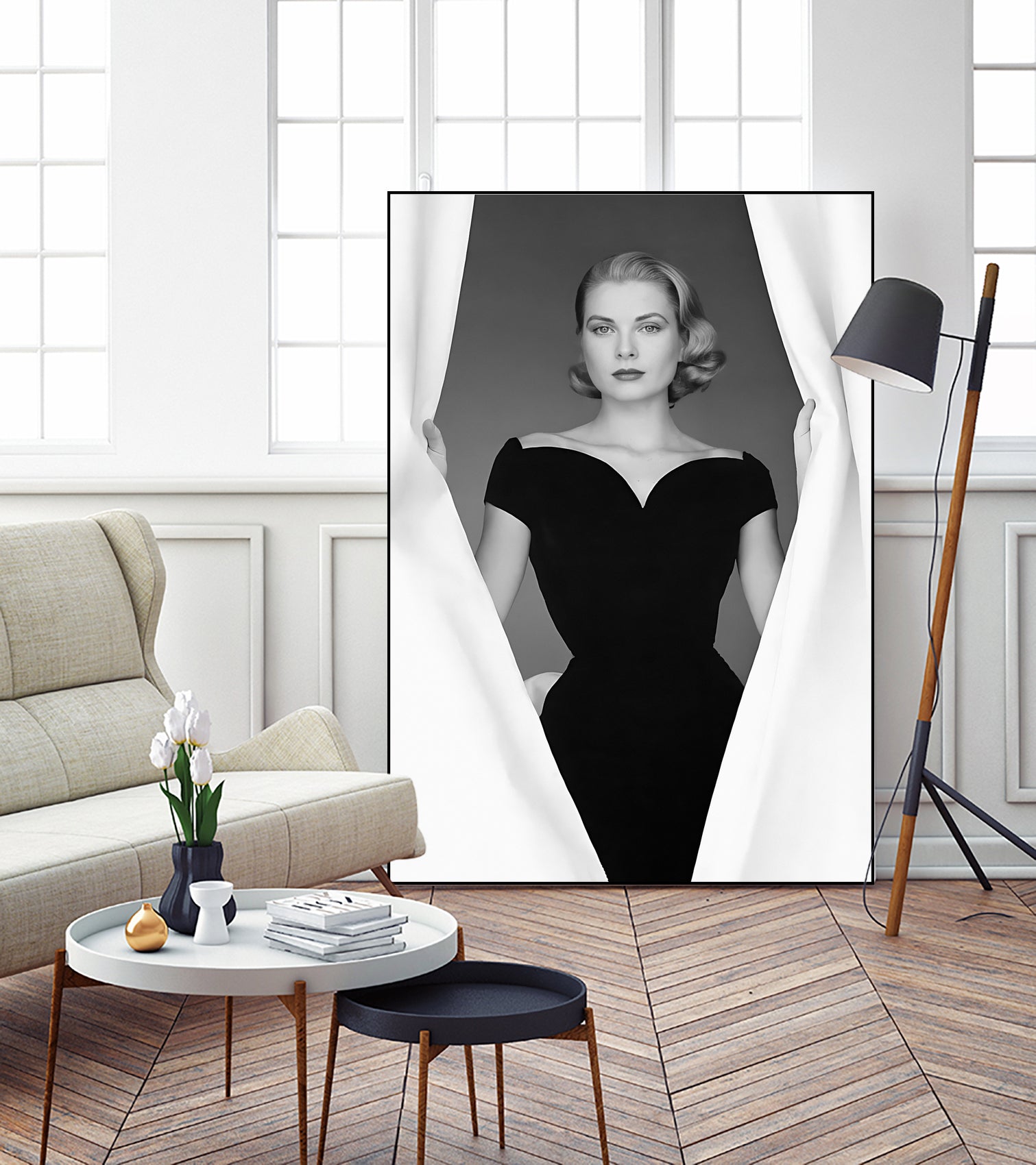 Grace Kelly by M Studio on GIANT ART - black and white photographie actress