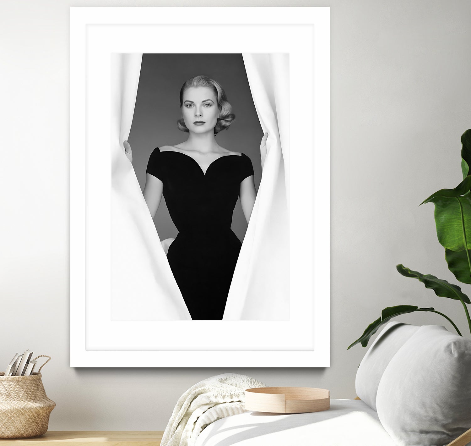 Grace Kelly by M Studio on GIANT ART - black and white photographie actress