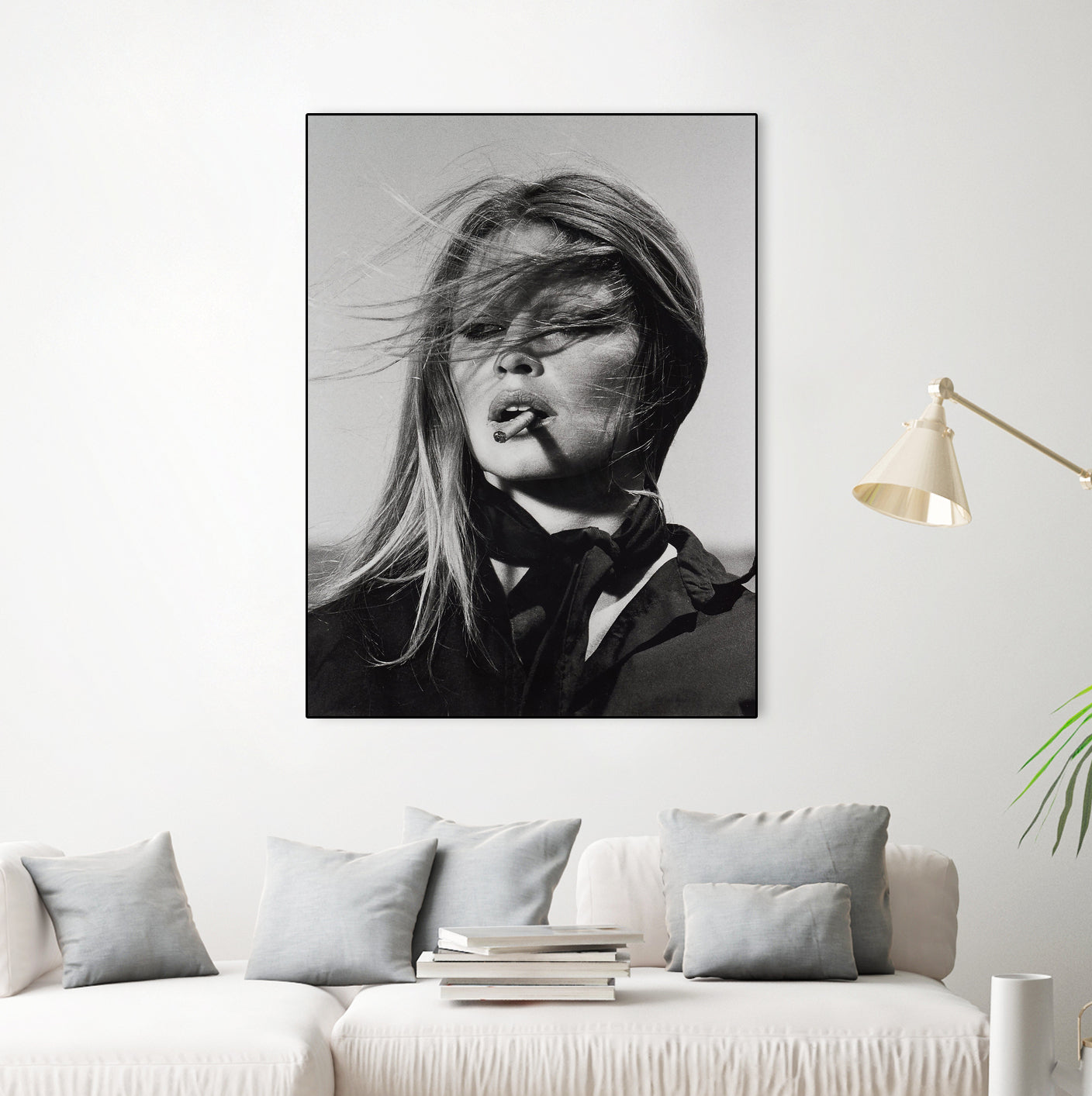 Brigitte Bardot by M Studio on GIANT ART - black and white black and white bardot