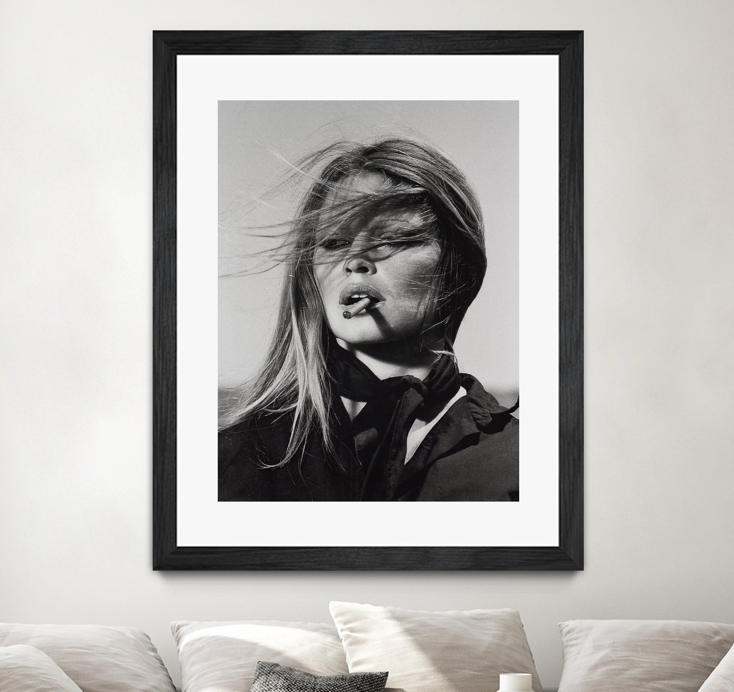 Brigitte Bardot by M Studio on GIANT ART - black and white black and white bardot