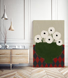 Flor by M Studio on GIANT ART - red botanical