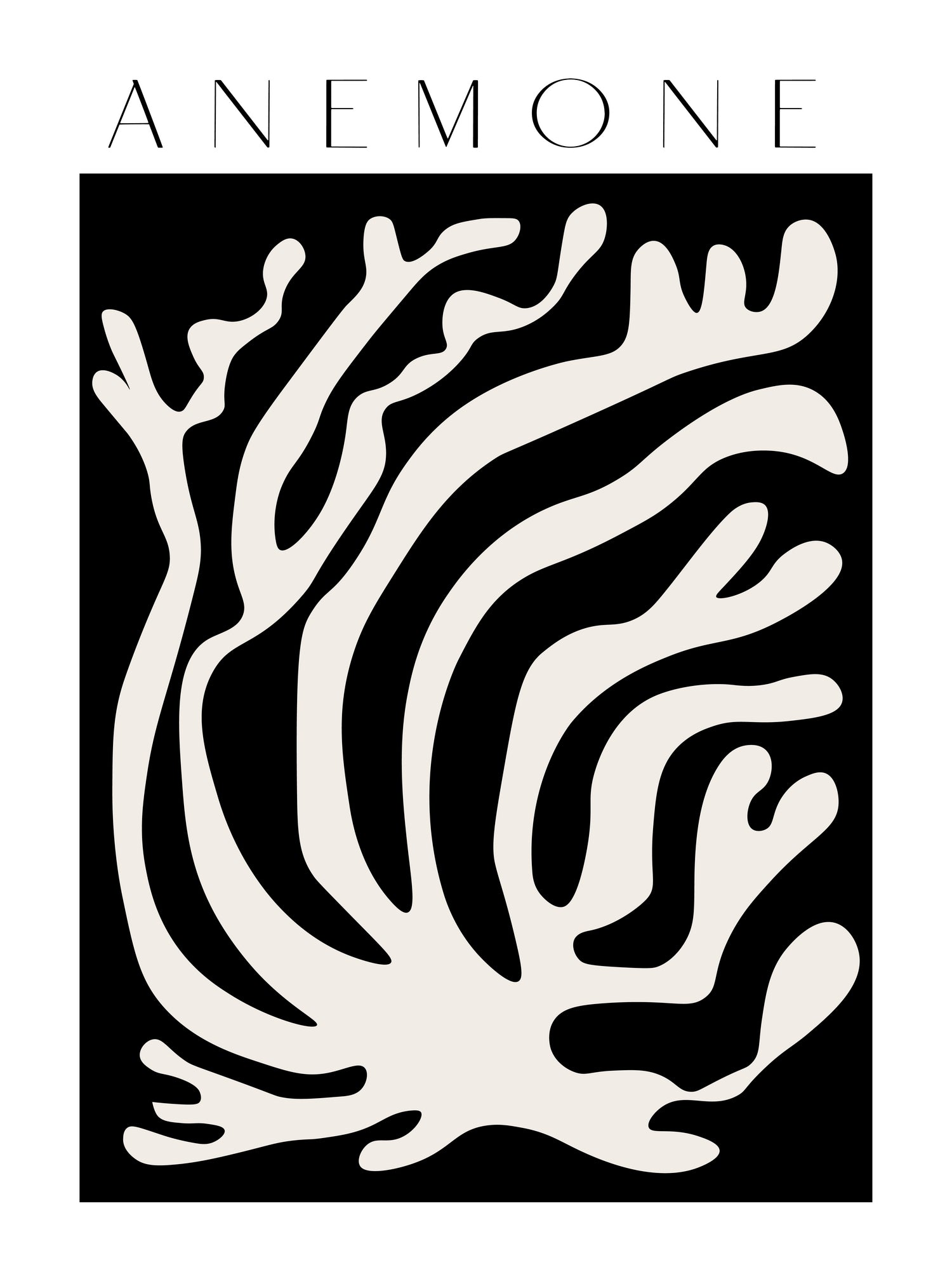 Anémone by M Studio on GIANT ART - beige