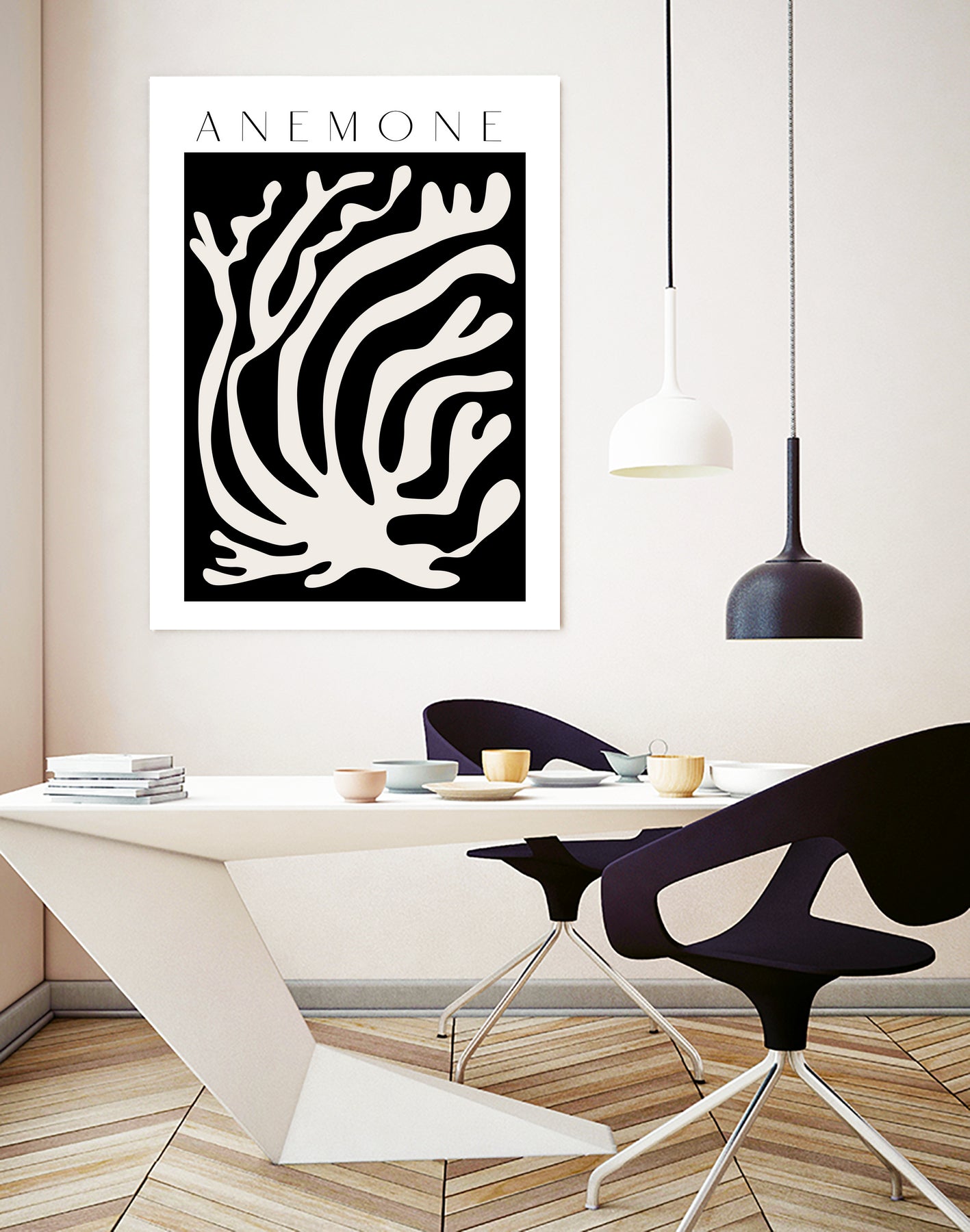 Anémone by M Studio on GIANT ART - beige