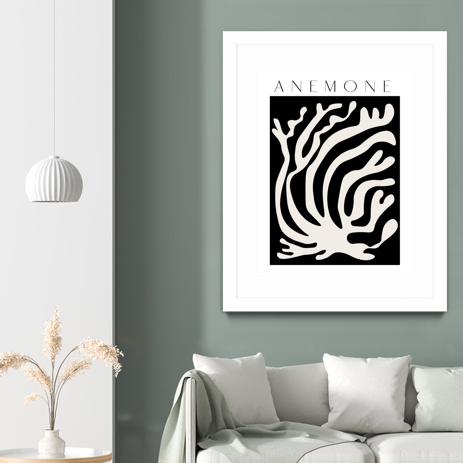 Anémone by M Studio on GIANT ART - beige