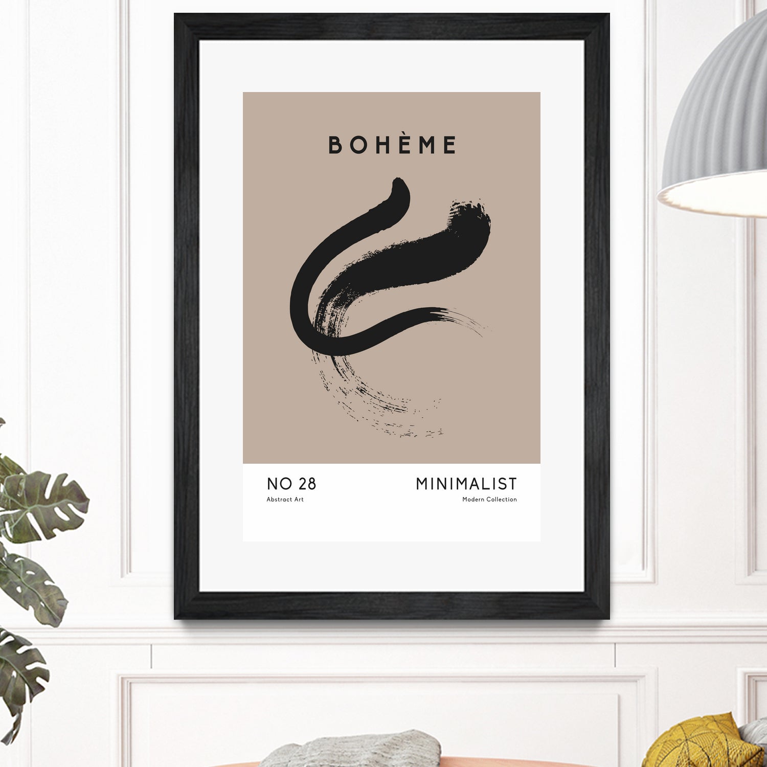 Esprit Bohème by M Studio on GIANT ART - beige minimalist