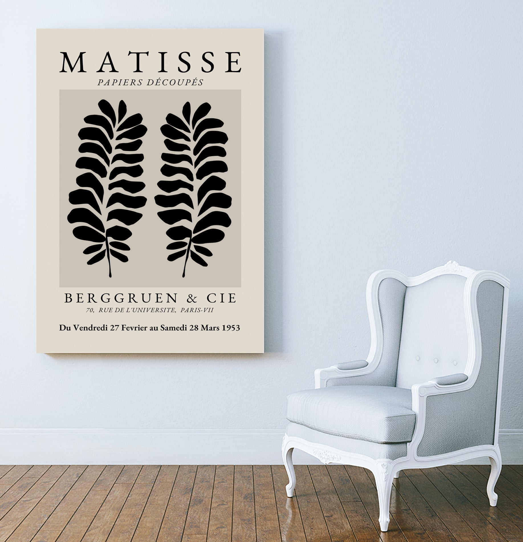 Papiers Découpés XII by M Studio on GIANT ART - beige