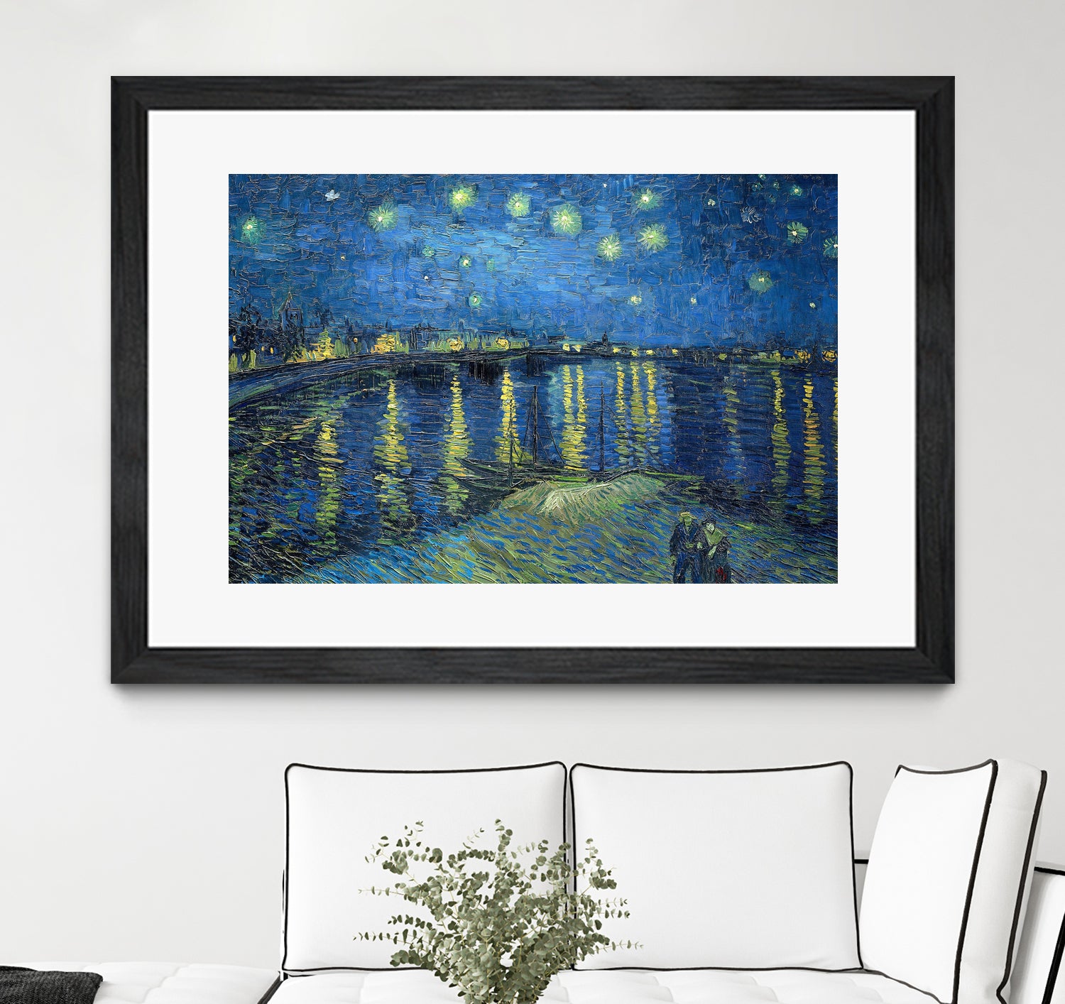 Starry Night Over the Rhône by Vincent van Gogh on GIANT ART - masters masters