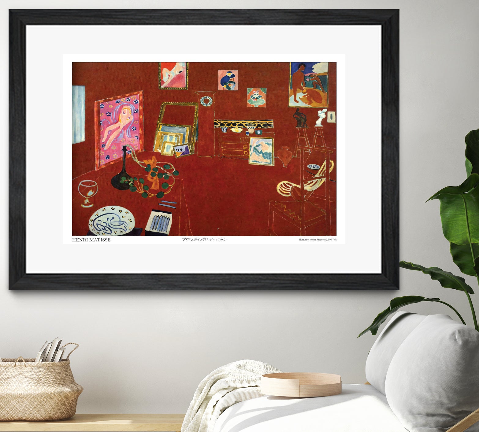 The Red studio by Henri Matisse on GIANT ART - museums