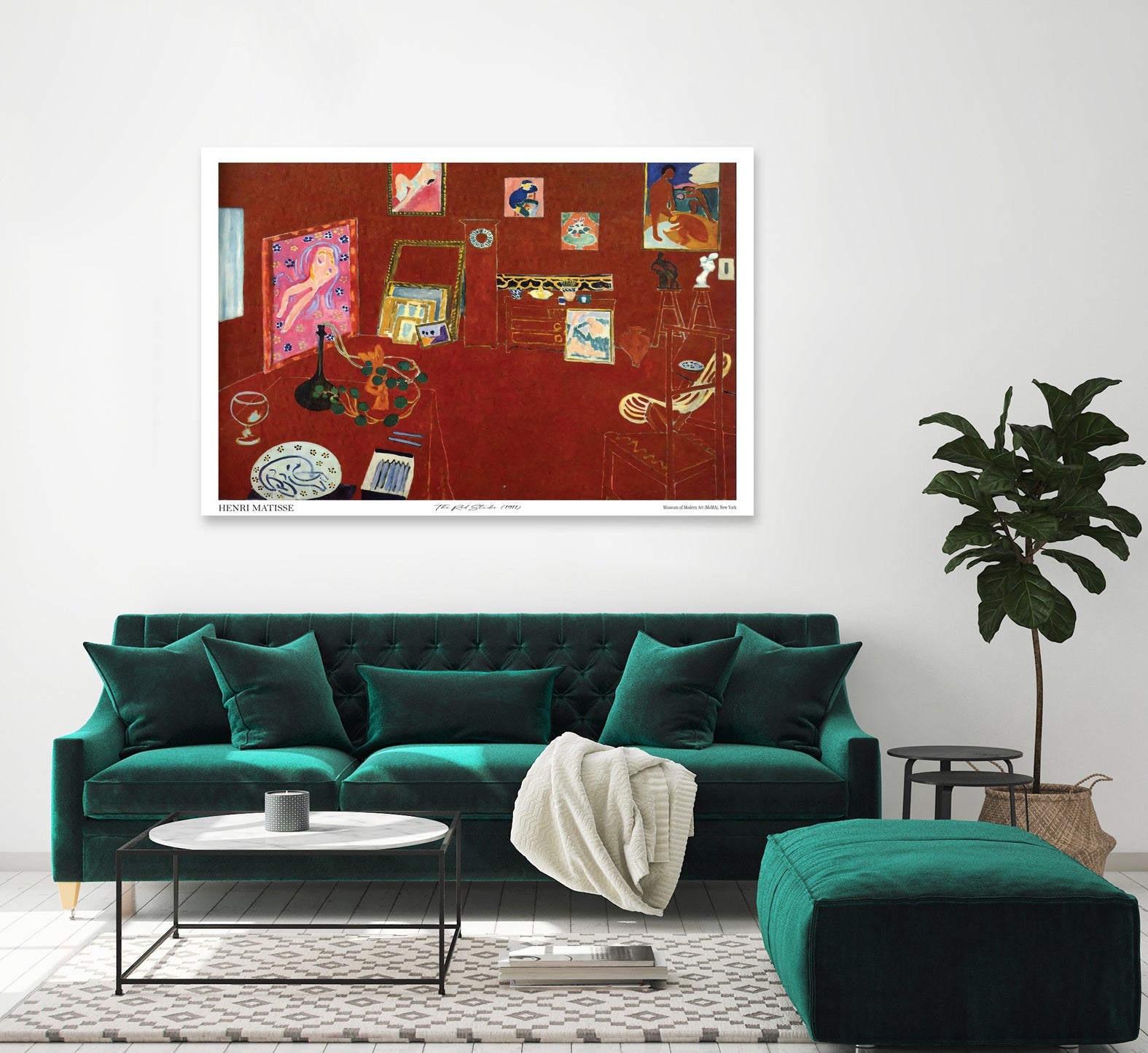 The Red studio by Henri Matisse on GIANT ART - museums