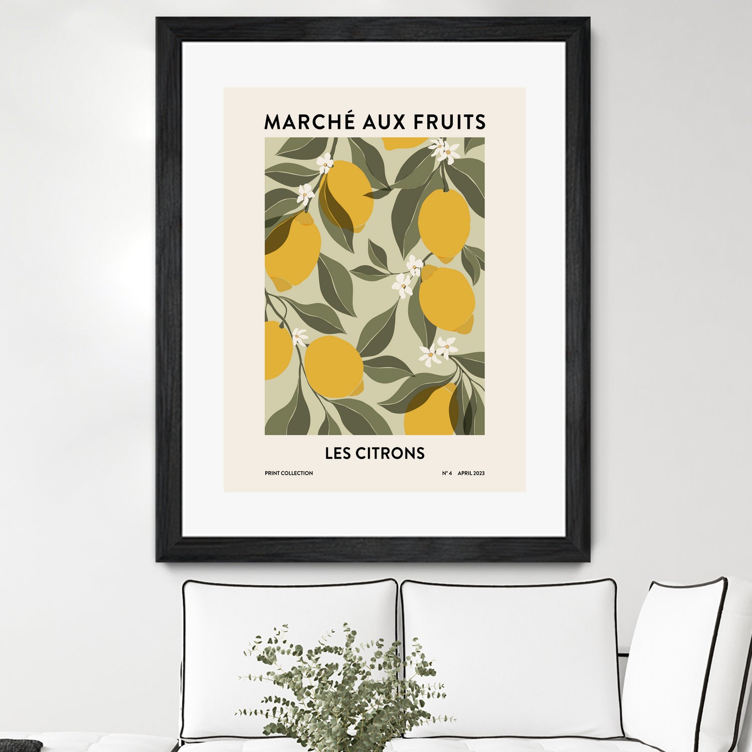 Les agrumes by M Studio on GIANT ART - green illustration lemon