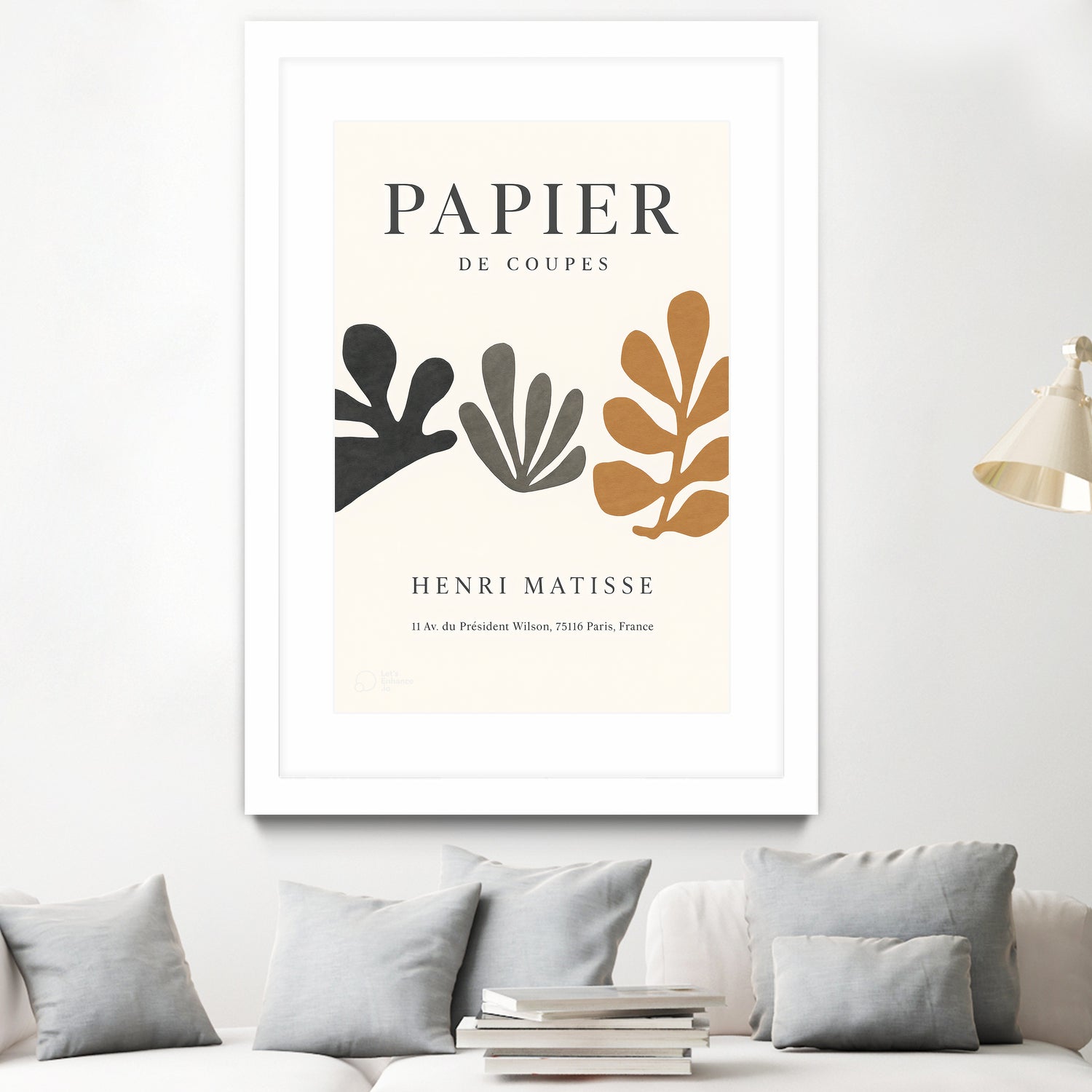 Papier d'automne by M Studio on GIANT ART - beige off cuts