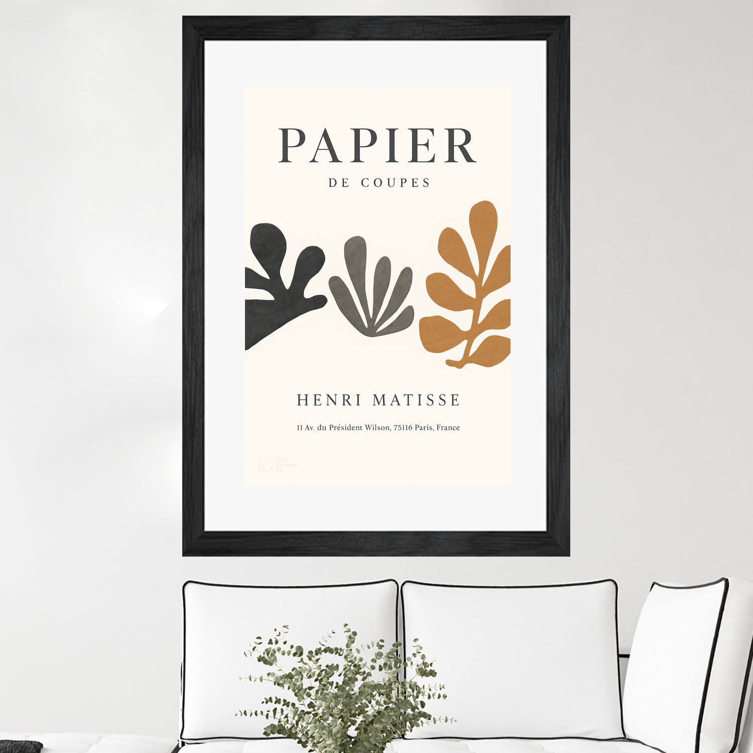 Papier d'automne by M Studio on GIANT ART - beige off cuts