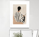 women reading by Mstudio on GIANT ART - beige figurative