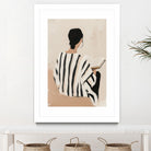 women reading by Mstudio on GIANT ART - beige figurative