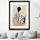 women reading by Mstudio on GIANT ART - beige figurative