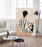 women reading by Mstudio on GIANT ART - beige figurative