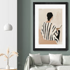 women reading by Mstudio on GIANT ART - beige figurative