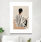 women reading by Mstudio on GIANT ART - beige figurative