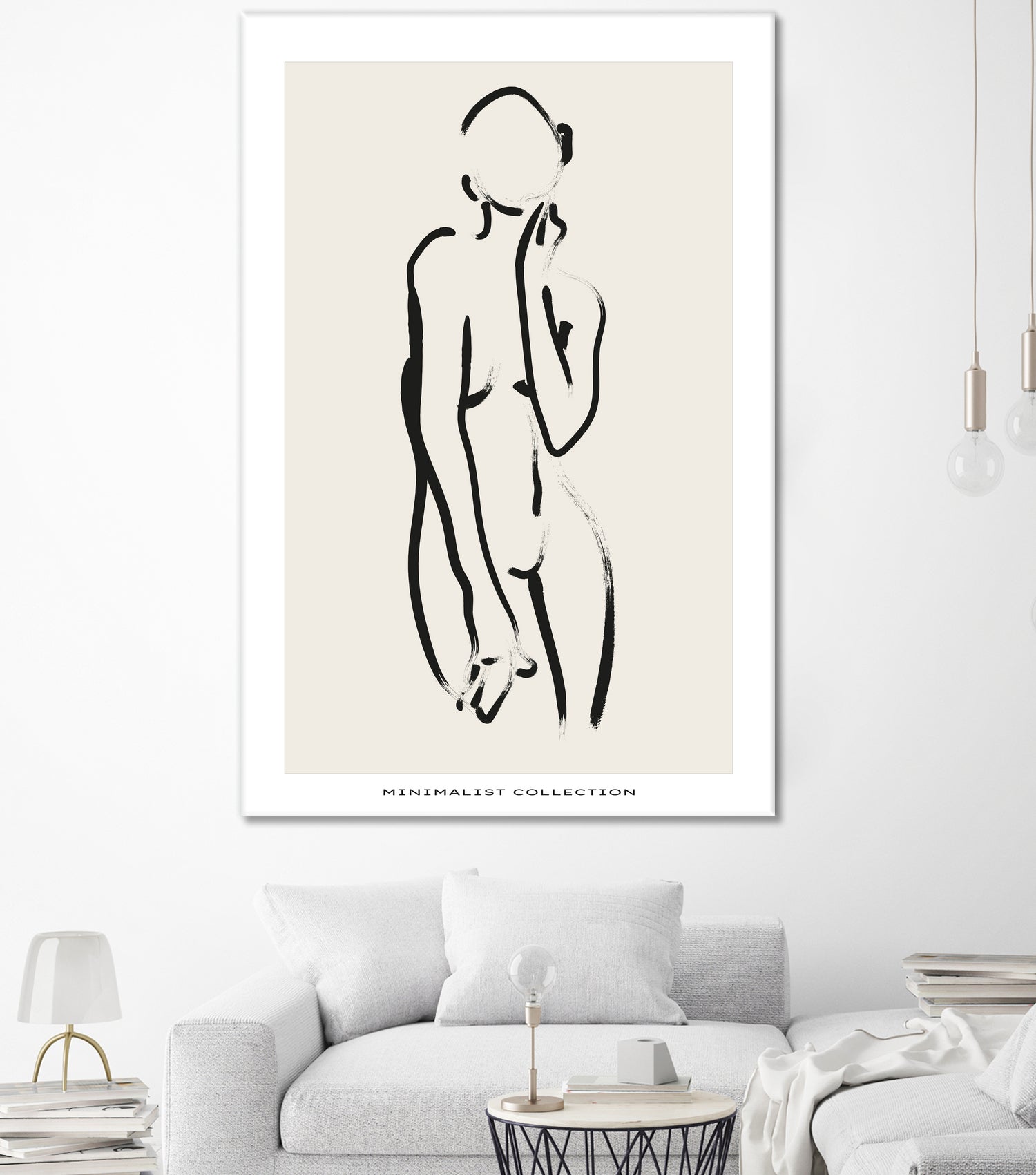 Nude no.2 by M Studio on GIANT ART - beige figurative woman