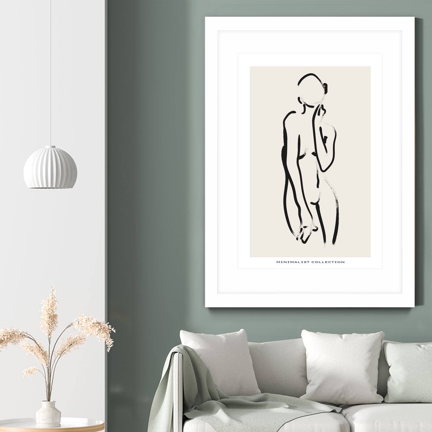 Nude no.2 by M Studio on GIANT ART - beige figurative woman