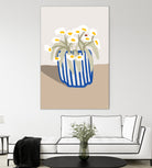 Vase printanier by M Studio on GIANT ART - blue floral flowers