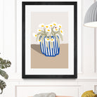 Vase printanier by M Studio on GIANT ART - blue floral flowers