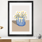 Vase printanier by M Studio on GIANT ART - blue floral flowers
