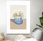 Vase printanier by M Studio on GIANT ART - blue floral flowers