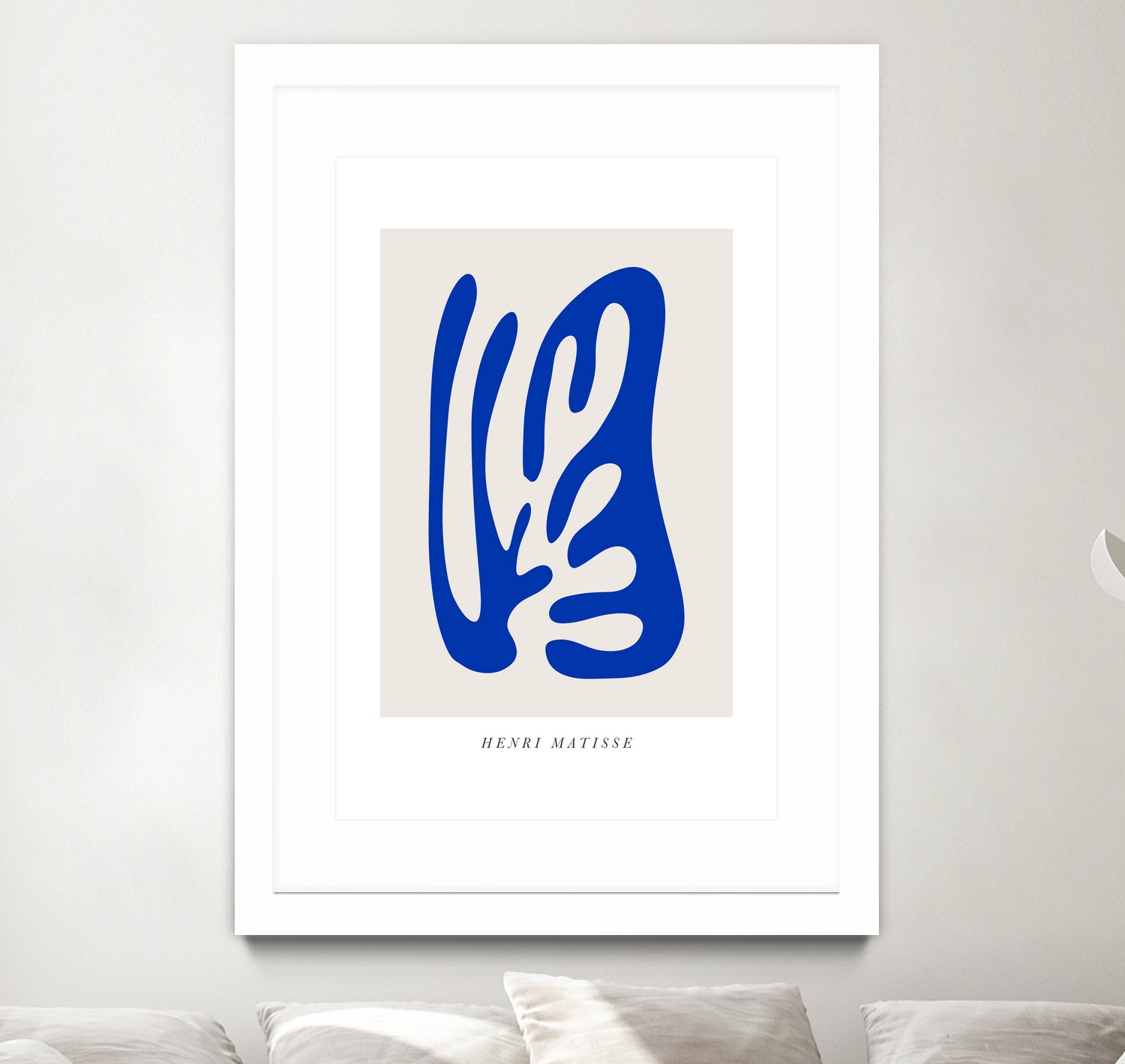 Papiers Découpés by Matisse on GIANT ART - blue modern framed canvas