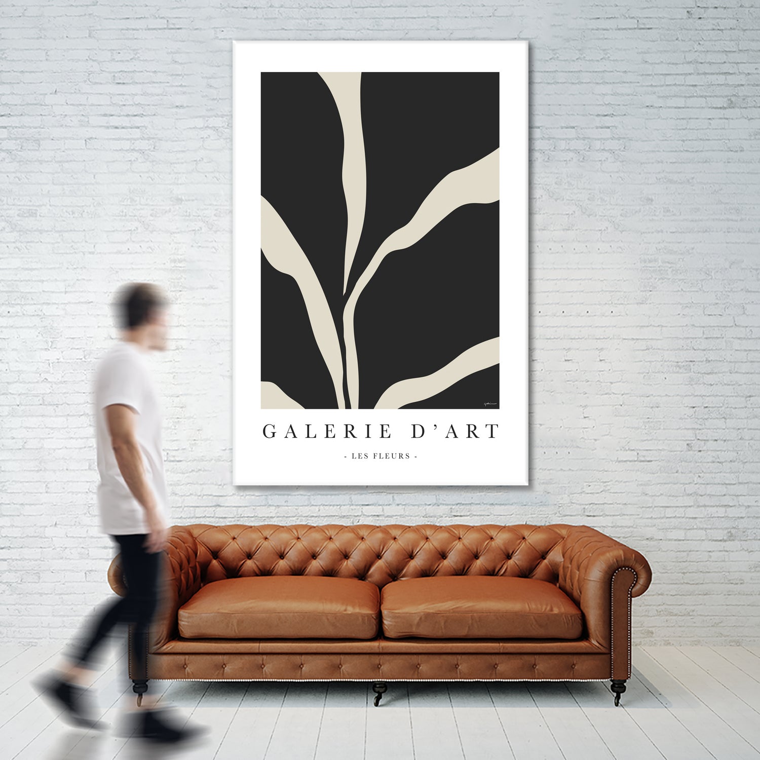 Les Flreurs by M Studio on GIANT ART - black illustration