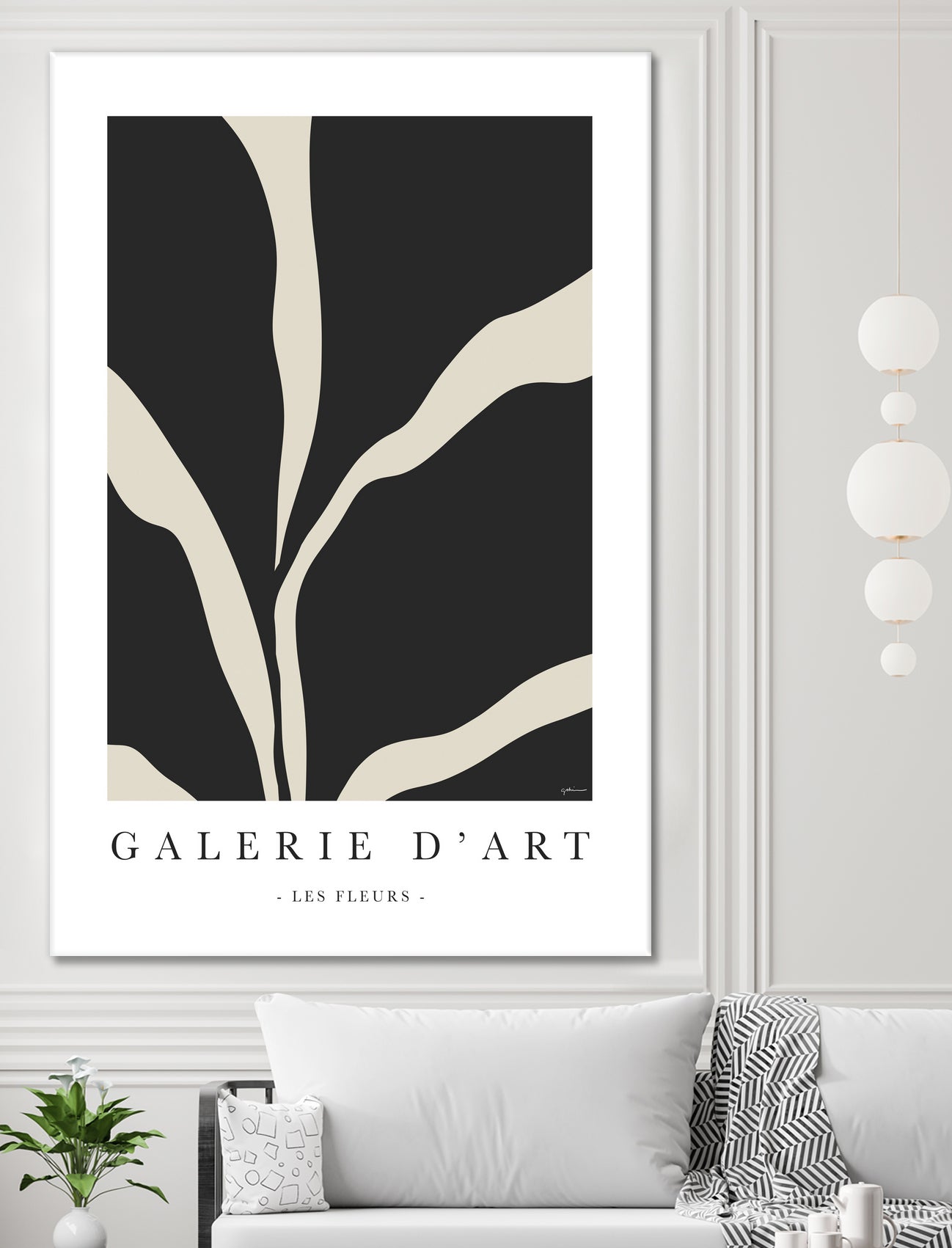 Les Flreurs by M Studio on GIANT ART - black illustration