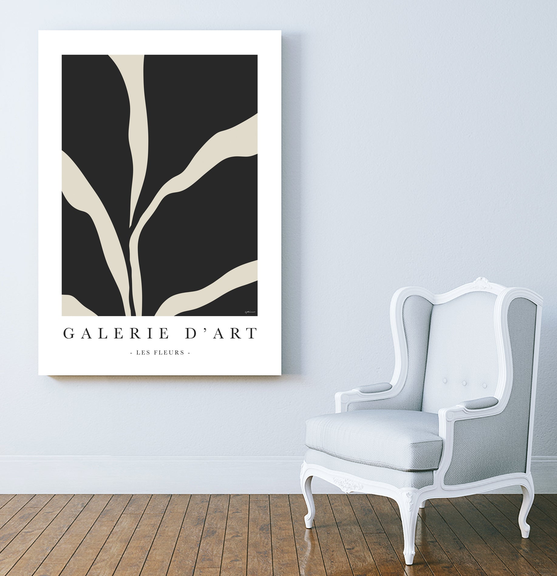 Les Flreurs by M Studio on GIANT ART - black illustration