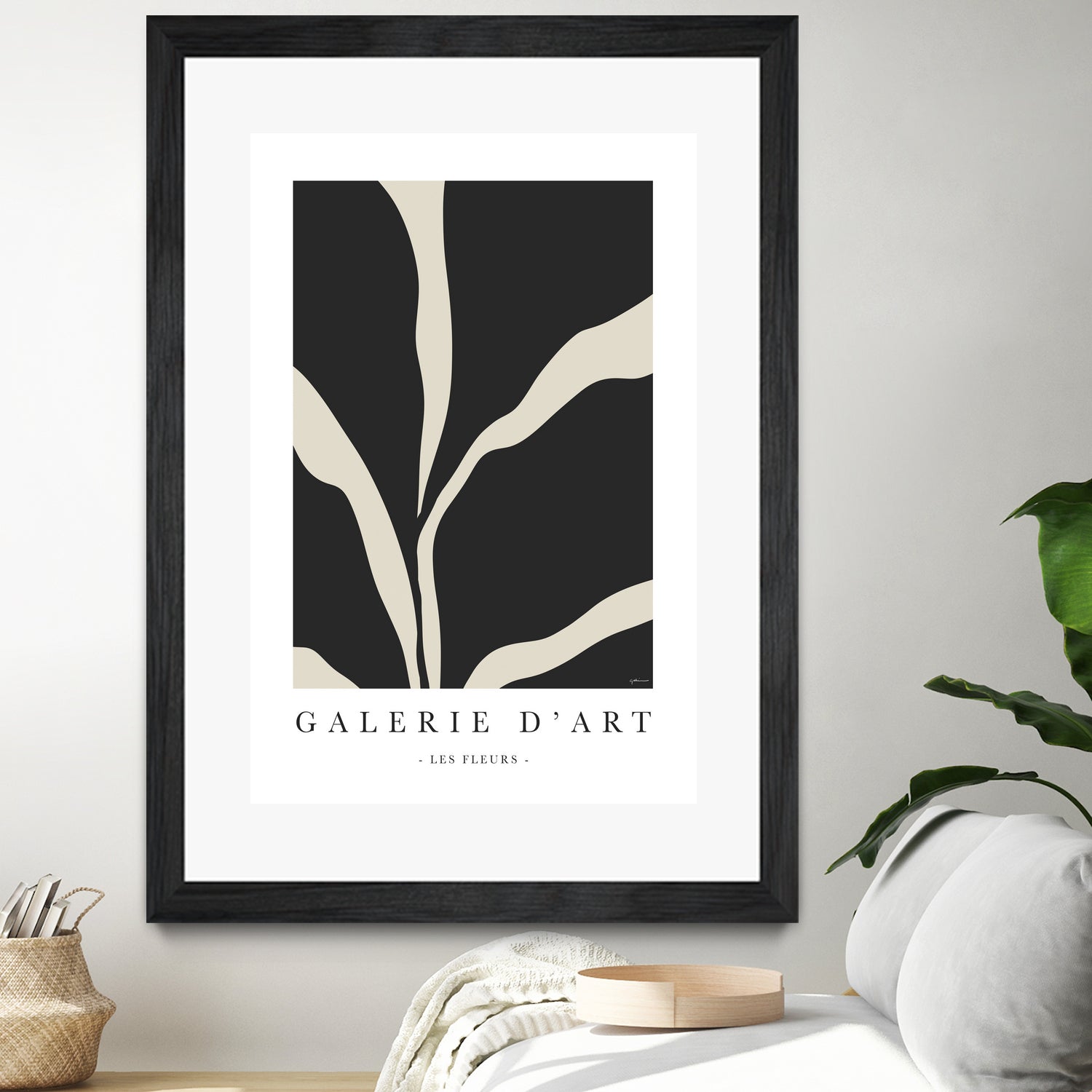 Les Flreurs by M Studio on GIANT ART - black illustration