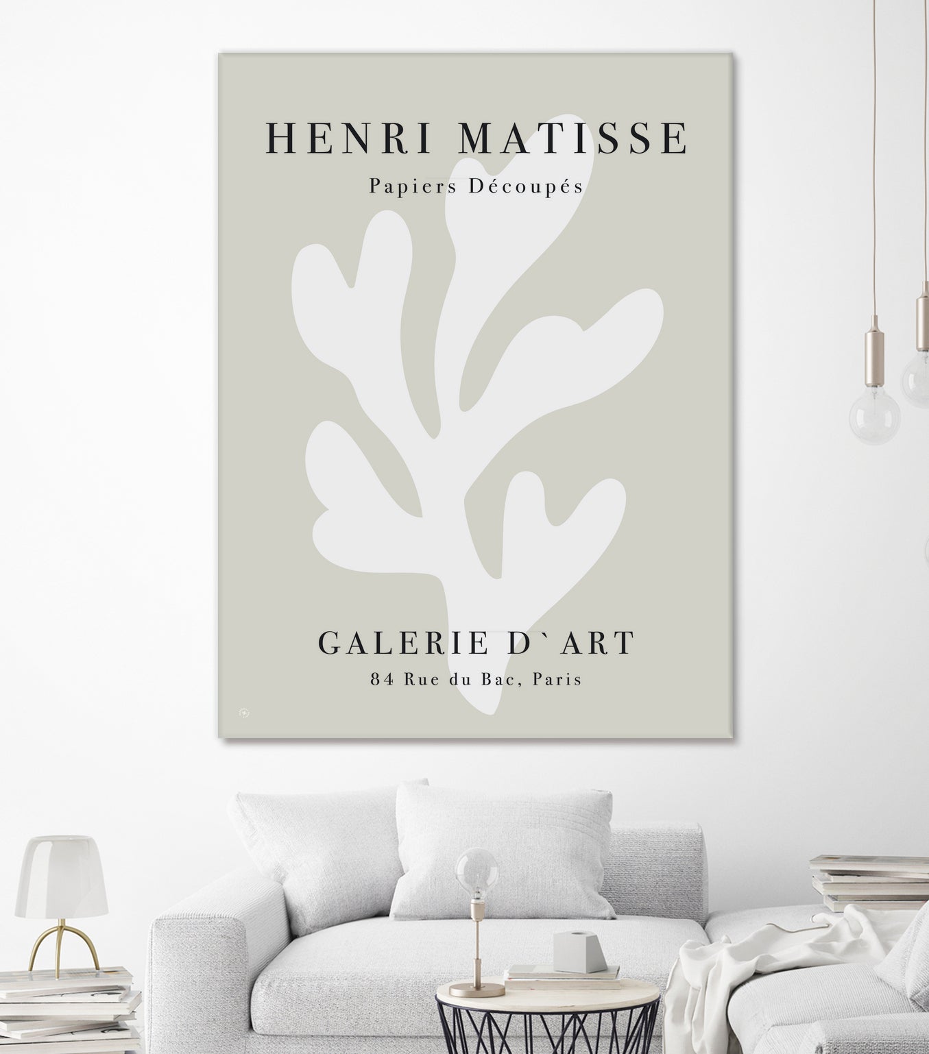 Papiers Découpés XI by M Studio on GIANT ART - beige matisse