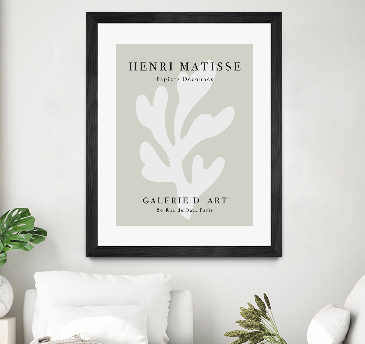 Papiers Découpés XI by M Studio on GIANT ART - beige matisse