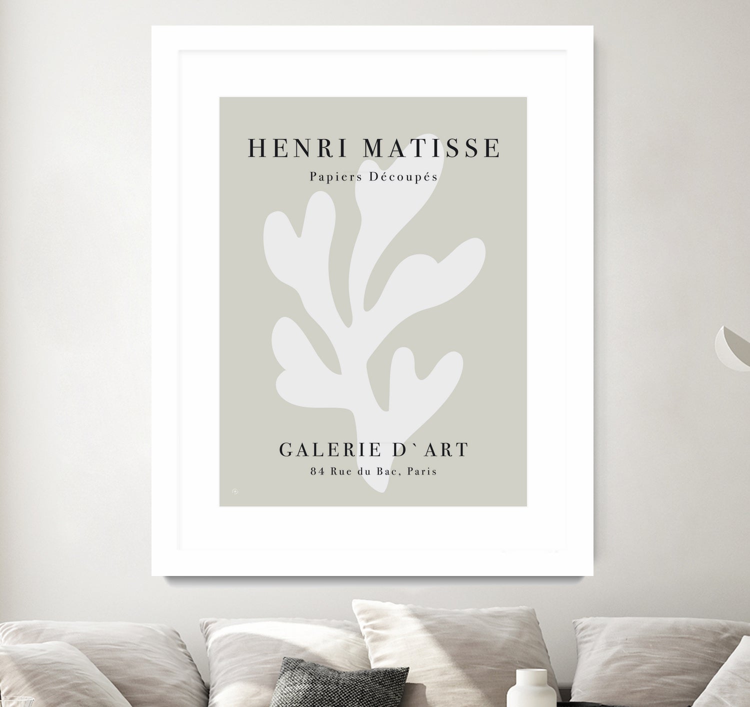 Papiers Découpés XI by M Studio on GIANT ART - beige matisse