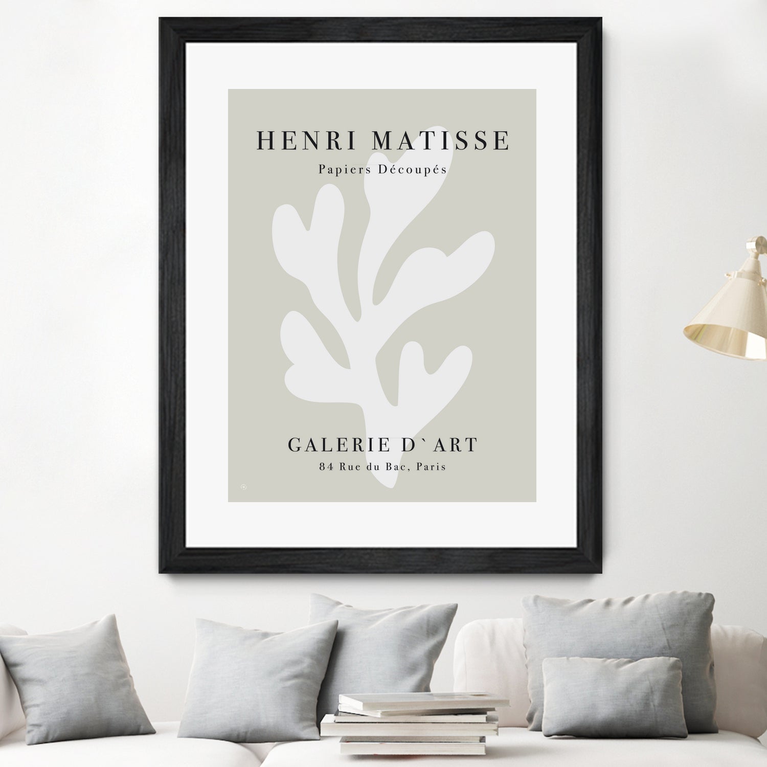 Papiers Découpés XI by M Studio on GIANT ART - beige matisse