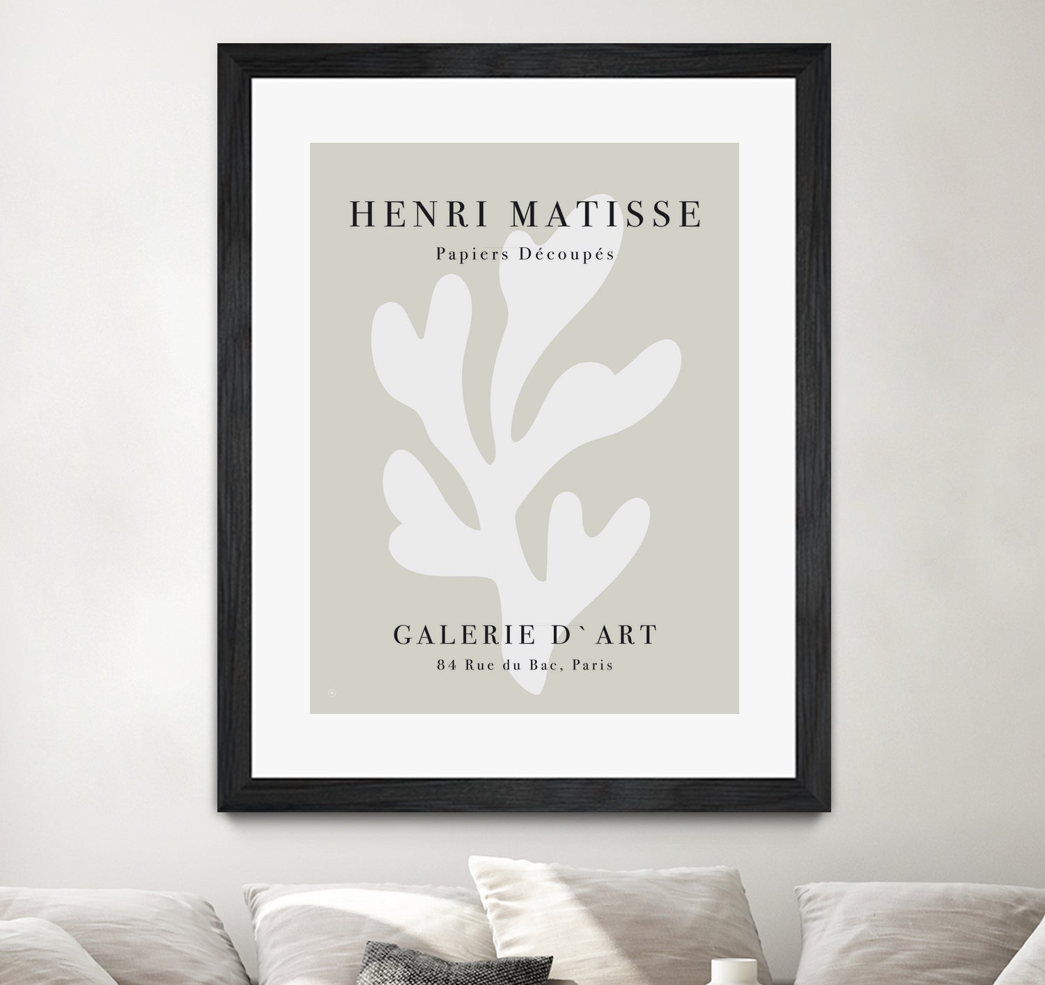 Papiers Découpés XI by M Studio on GIANT ART - beige matisse