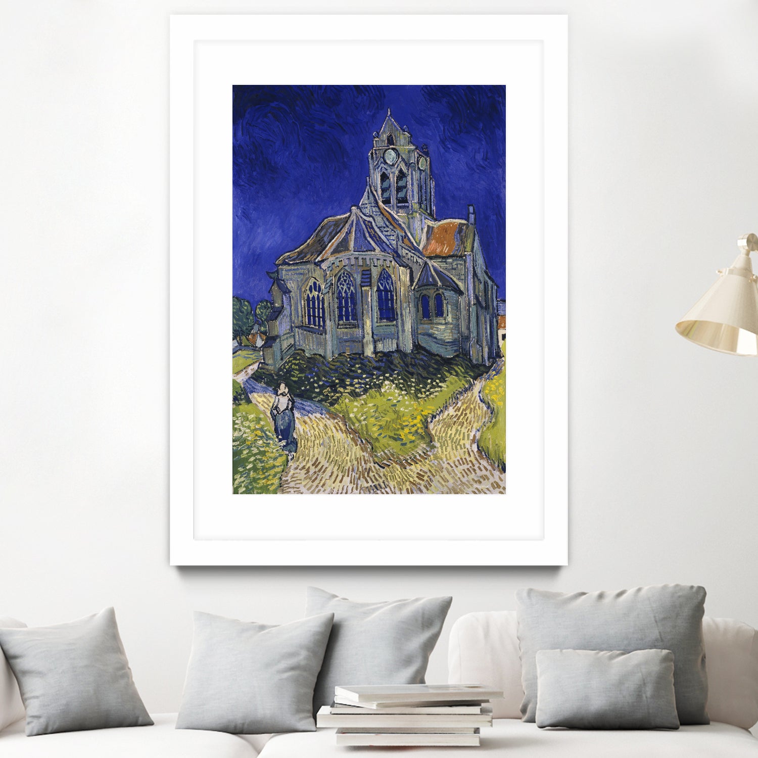 The Church in Auvers-sur-Oise by Vincent van Gogh on GIANT ART - museums