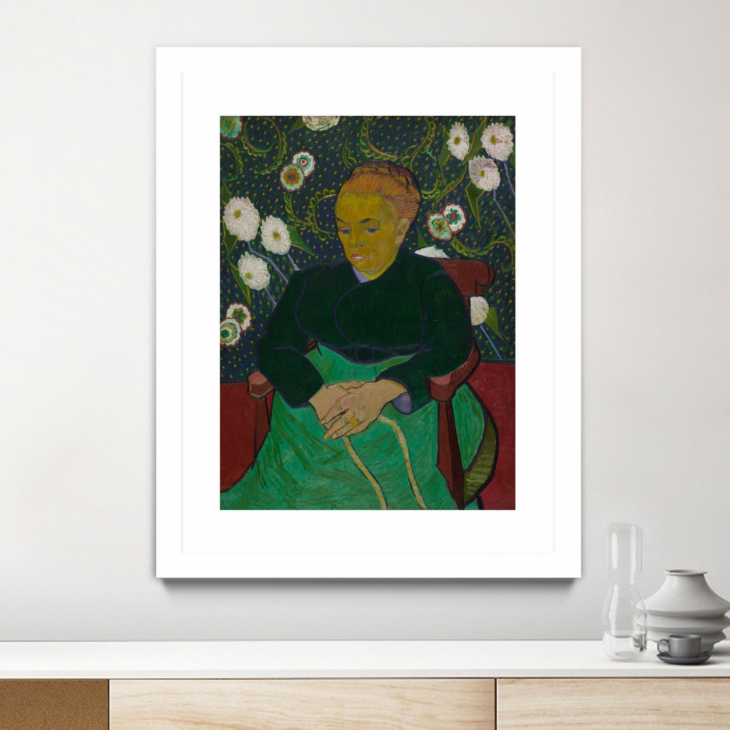Madame Roulin Rocking the Cradle (La berceuse) by Vincent van Gogh on GIANT ART - museums