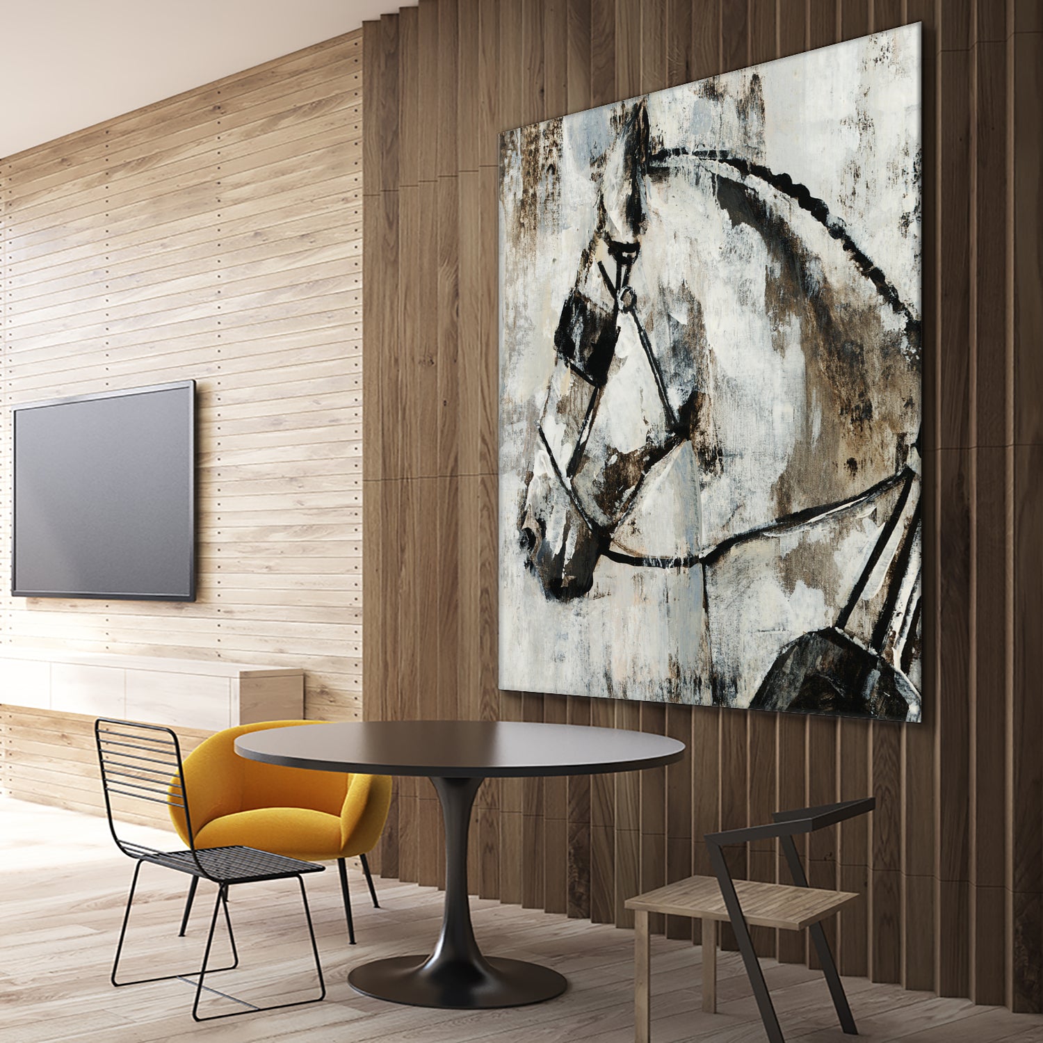 Waiting At The Square I by Daleno Art on GIANT ART - absrtact