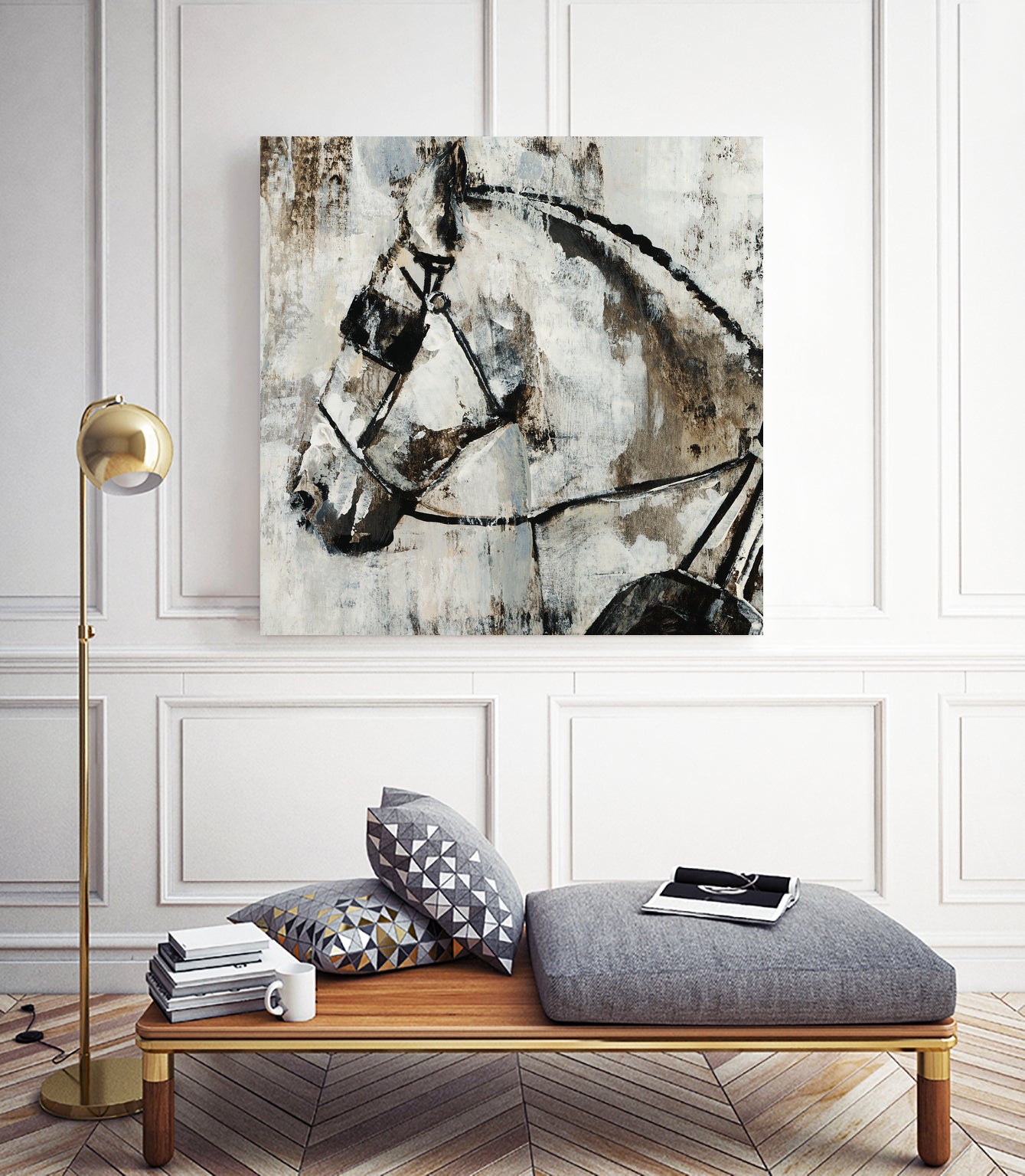 Waiting At The Square I by Daleno Art on GIANT ART - absrtact