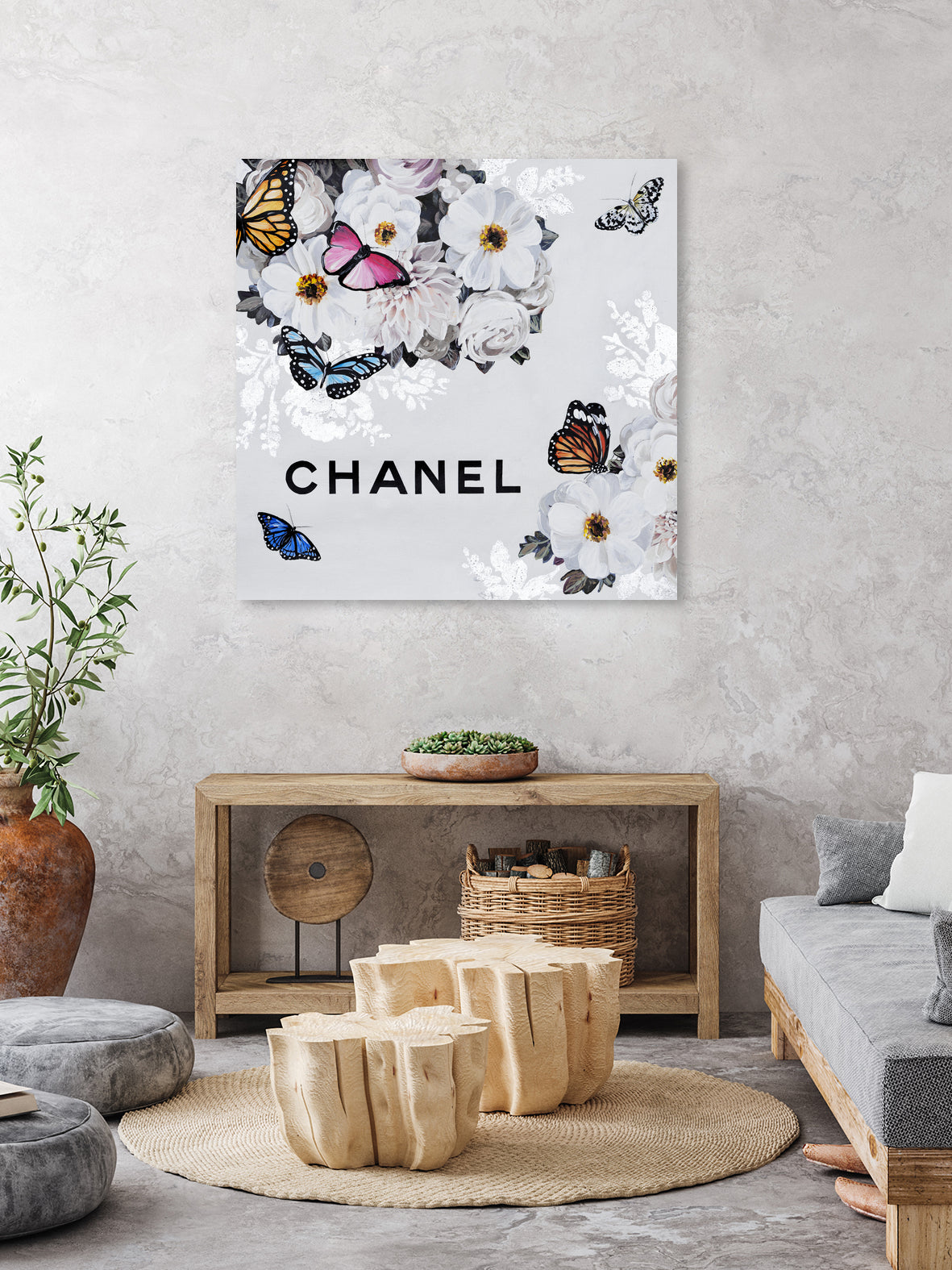 Chic Blooms I by Daleno Art on GIANT ART - abstract